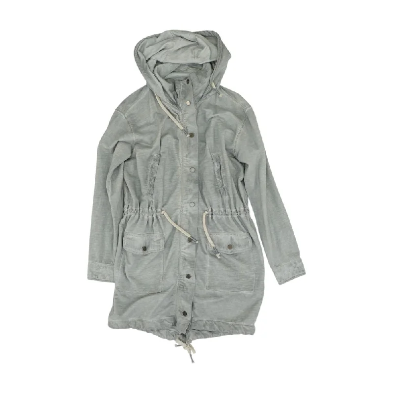 Gray Solid Lightweight Jacket Rayon Fabric Velvet Fabric Corduroy Fabric