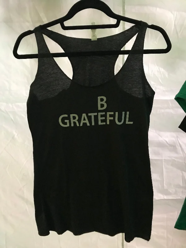 Be Grateful Tri-Blend Racerback Tank fitness tank top