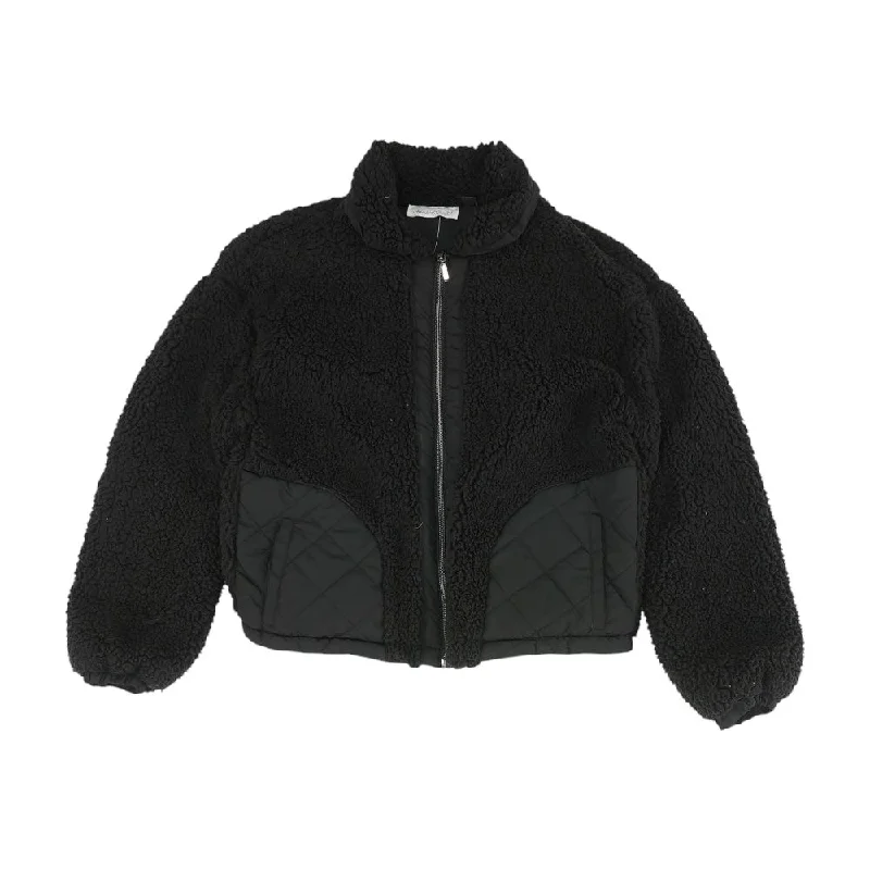 Black Solid Lightweight Jacket Cotton Jacket Linen Jacket Terry Jacket