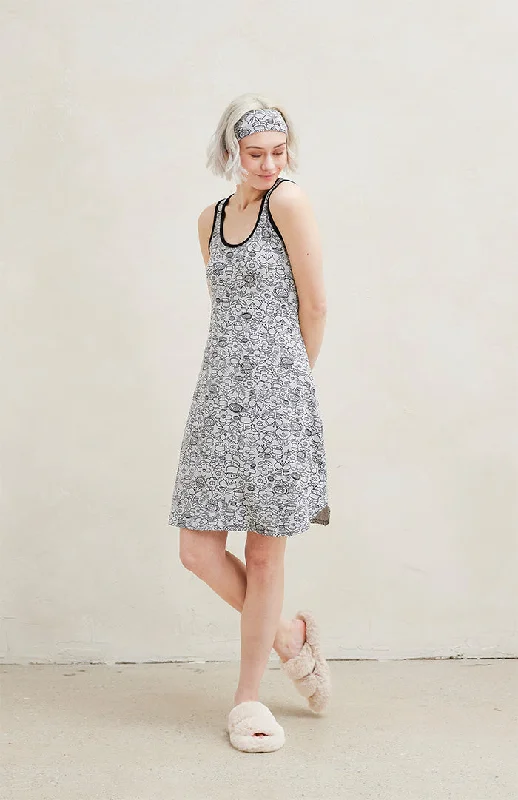 Tank Nightie print tank top