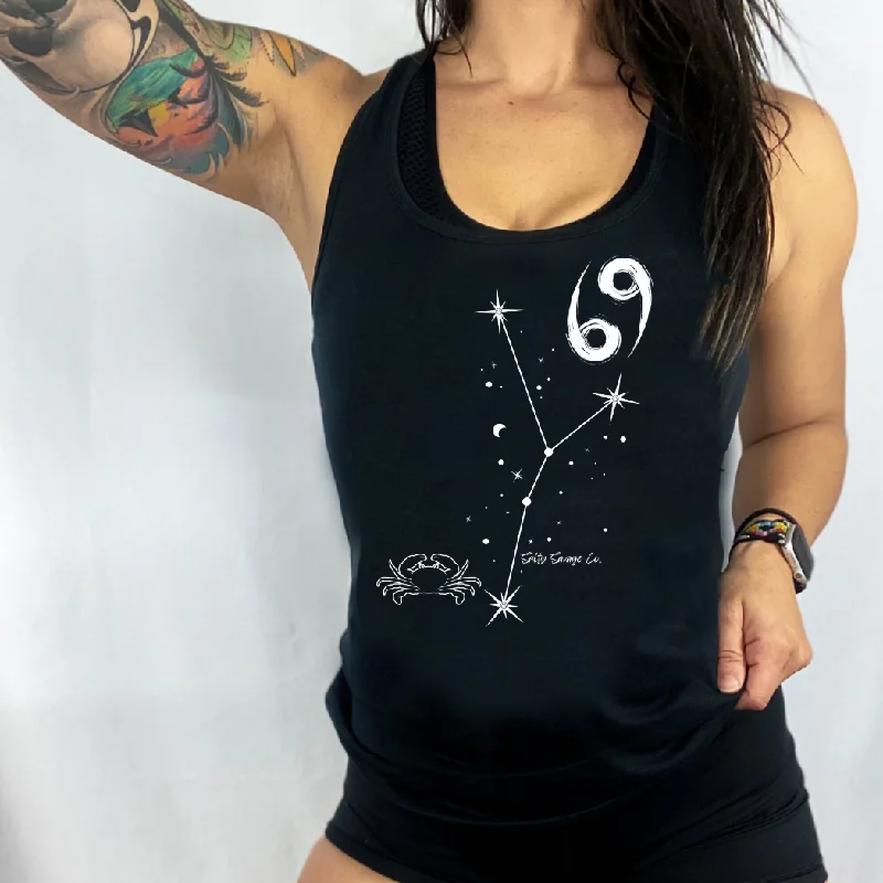Ladies "Cancer" Racerback Tank | Zodiac Collection cutout tank top