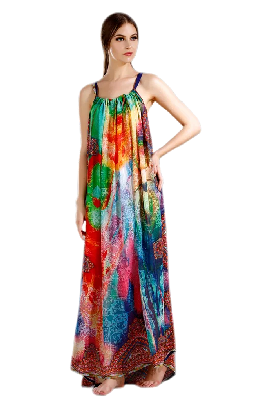 Chiffon Party Dress Square Neckline Feminine