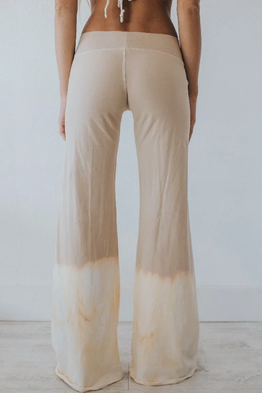 Easy Going Pants in Beige Fashionable Work Pants