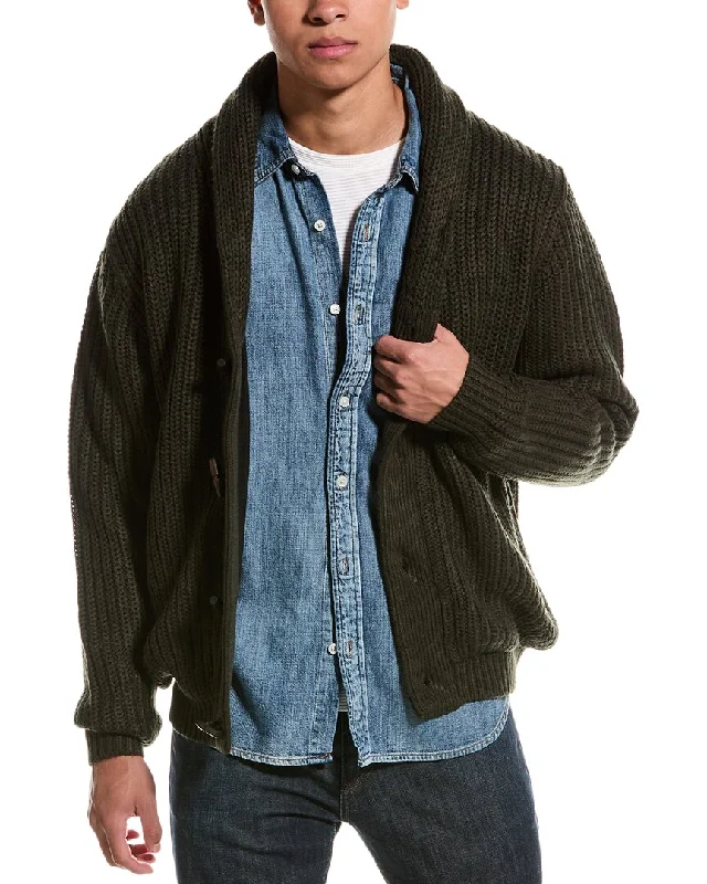WEATHERPROOF VINTAGE Chunky Cardigan Knit Fabric Woven Fabric Fleece Fabric