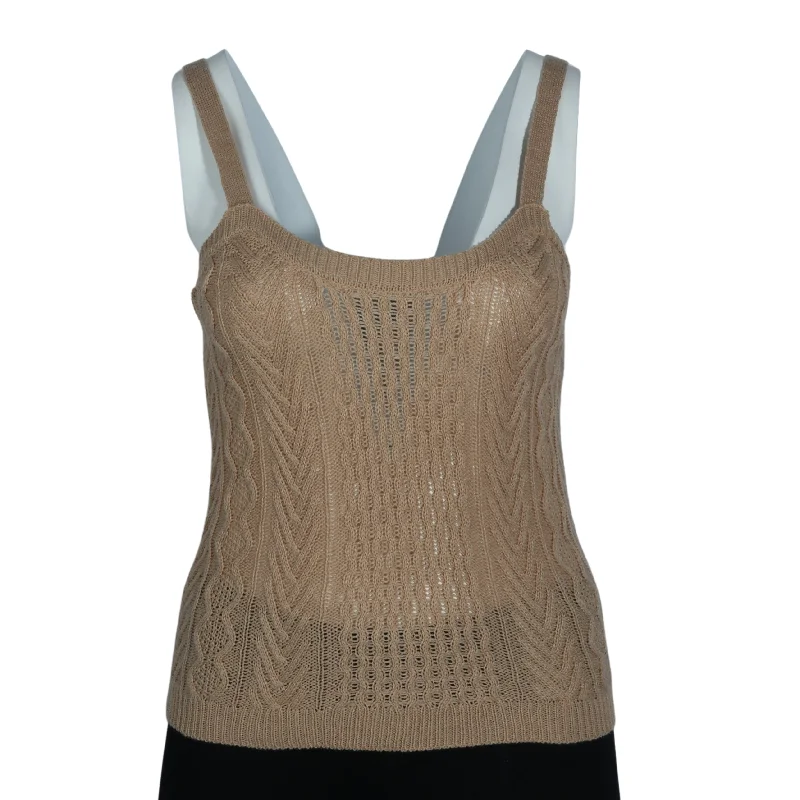ABSOLUTELY FAMOUS - Ribbed Tank Top lime green tank