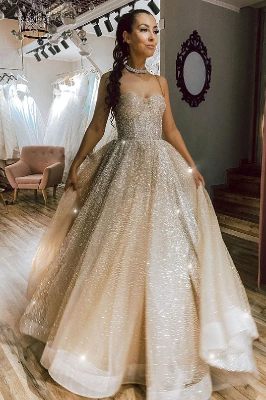 Sparkly Evening Party Dresses Chic A Line Sequin Sweetheart Long Prom Dresses Chiffon Maxi Beach Sparkly Evening Party Dresses Chic A Line Sequin Sweetheart Long Prom Dresses Chiffon Maxi Beach