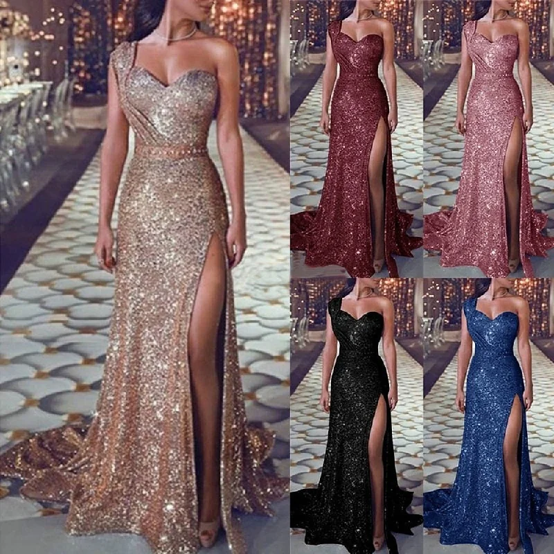 Long Evening Party Dress Tunics Sophisticated sleek