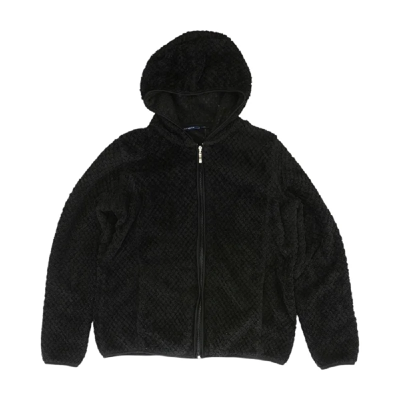 Black Solid Lightweight Jacket Denim Jacket Leather Jacket Suede Jacket