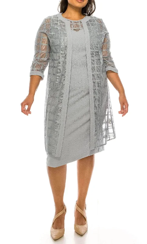 Maya Brooke 26367 - Jewel Neck Lace Jacket Formal Dress Tiered Jacket Buttoned Jacket Zippered Jacket