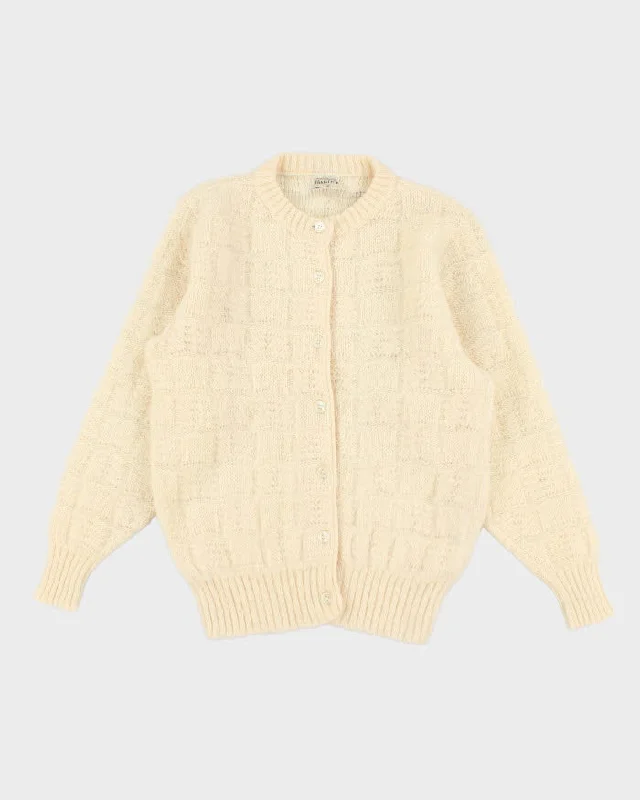 Vintage Hilda Wool Cardigan - XS Wool Cardigan Cotton Cardigan Cashmere Cardigan