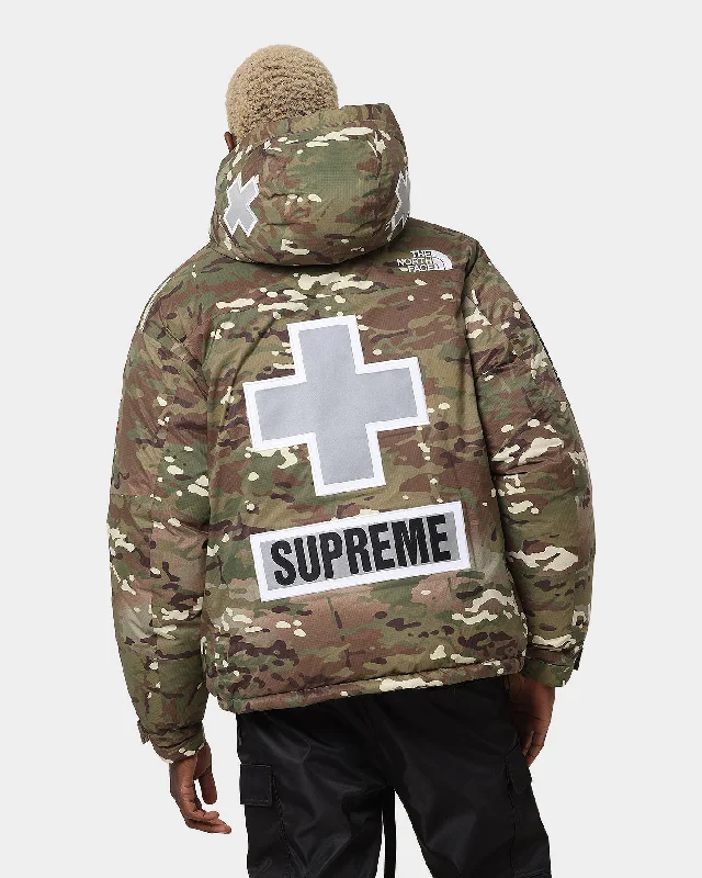 Supreme X The North Face Summit Baltoro Jacket Camo Insulated Jacket Fitted Jacket Loose Jacket
