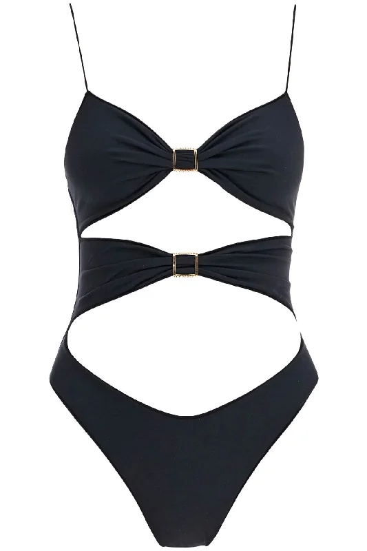 One-piece High Twist Swims  - Black Classic Sporty Swimsuit