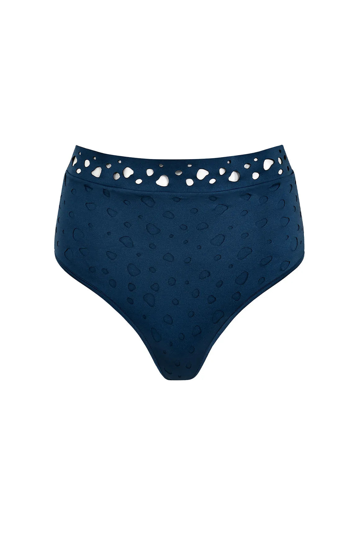 Bottom The Dotted Swimmer Night Blue HW Sexy Monokini Swimsuit