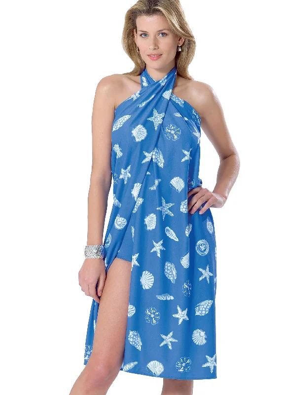 Butterick Swimsuits and Wrap B4526 Casual Swim Dress