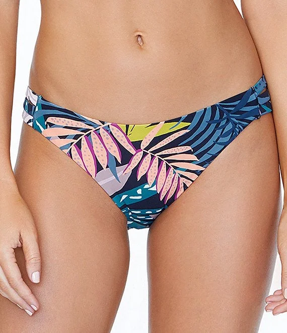 Raisins Whitehaven Bloom Triple Side Hipster Swim Bottom Ruched Swimwear Set