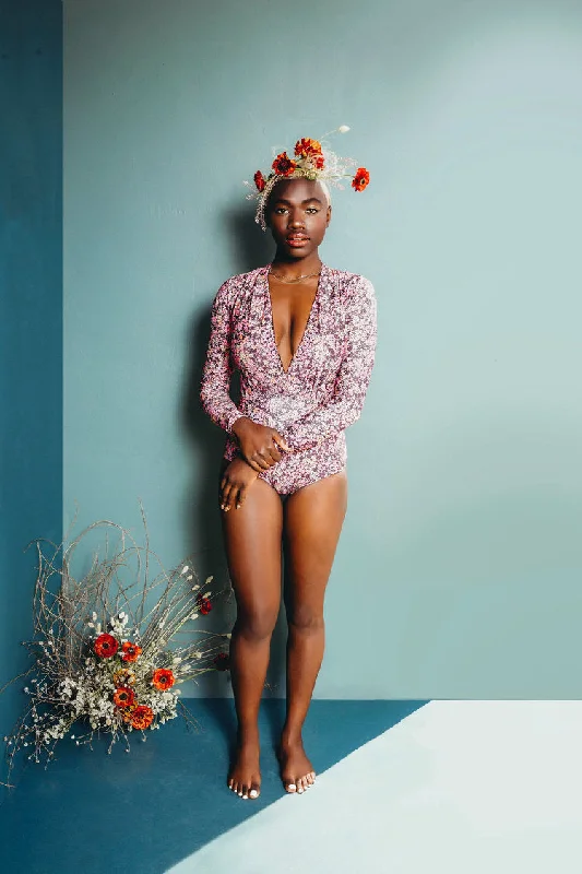 Friday Pattern Company Seabright Swimmer Plunge Back Swimsuit