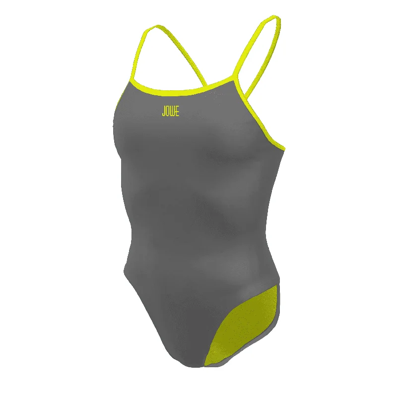 Jowe Women's Tie-Back Swimsuit - Pomice / Comedy Strappy Back Bikini