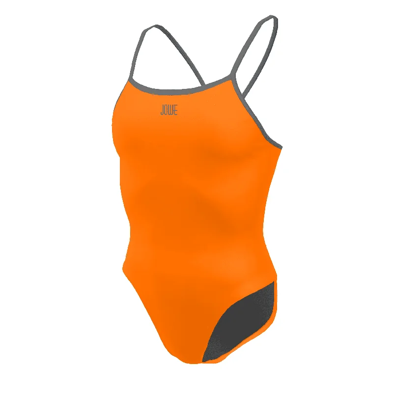 Jowe Women's Tie-Back Swimsuit - Allegria / Pomice Ruched Swimwear Set