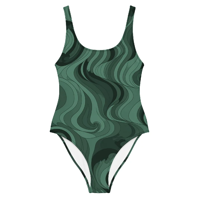 Wakame One-Piece Swimsuit Vibrant Bikini Design