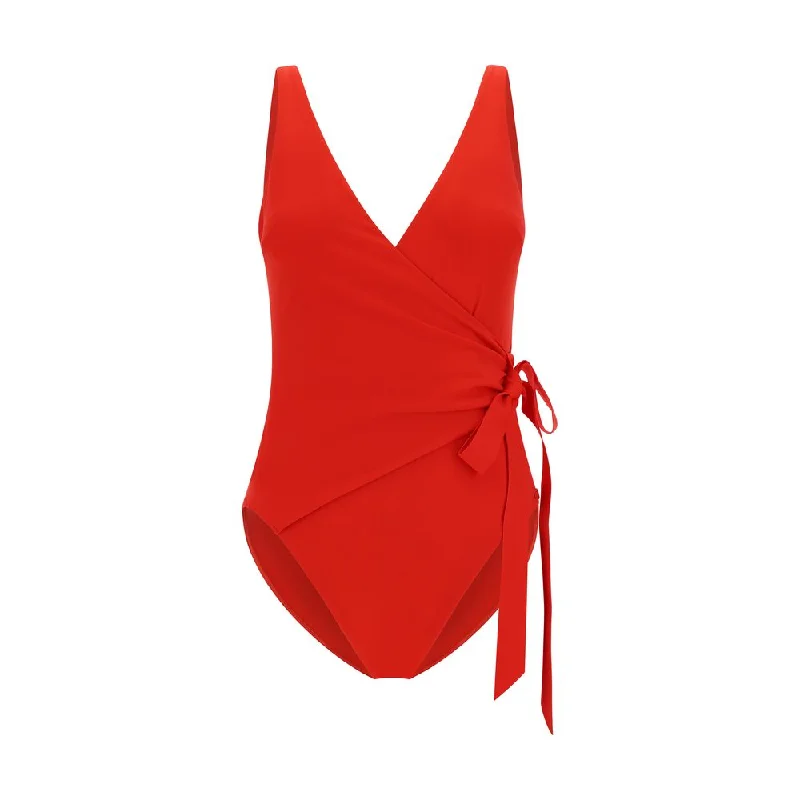 Zimmermann Separates Wrap Tie Swimsuit Sleek Full Coverage