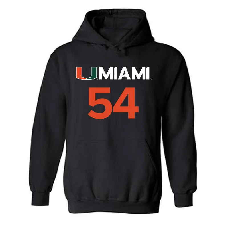 Miami - NCAA Women's Basketball : Sophia Zulich - Replica Shersey Hooded Sweatshirt Hoodie with Hem Lace Feminine Delicate Miami - NCAA Women's Basketball : Sophia Zulich - Replica Shersey Hooded Sweatshirt Hoodie with Hem Lace Feminine Delicate