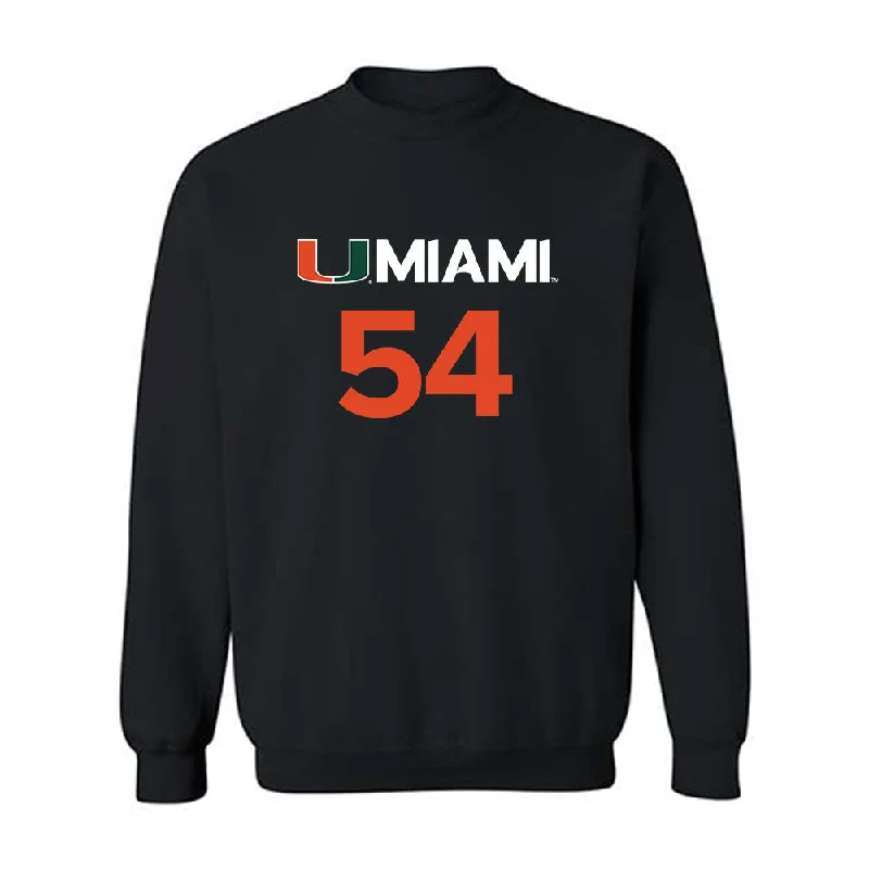 Miami - NCAA Women's Basketball : Sophia Zulich - Replica Shersey Crewneck Sweatshirt Hoodie with Hem Applique Textured Unique Miami - NCAA Women's Basketball : Sophia Zulich - Replica Shersey Crewneck Sweatshirt Hoodie with Hem Applique Textured Unique