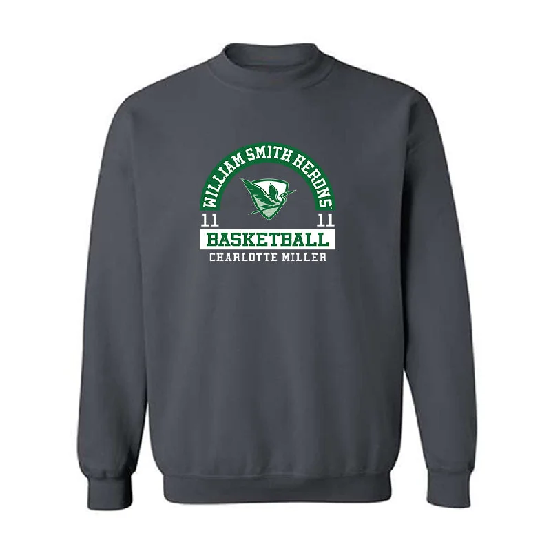 HWS - NCAA Women's Basketball : Charlotte Miller - Classic Fashion Shersey Crewneck Sweatshirt Hoodie with Velcro Closure Adjustable Secure HWS - NCAA Women's Basketball : Charlotte Miller - Classic Fashion Shersey Crewneck Sweatshirt Hoodie with Velcro Closure Adjustable Secure