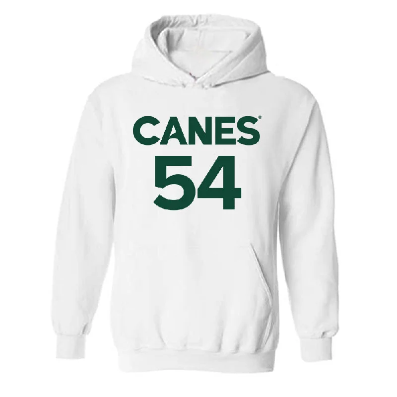 Miami - NCAA Women's Basketball : Sophia Zulich - Replica Shersey Hooded Sweatshirt Hoodie with Hem Ribbing Snug Secure Miami - NCAA Women's Basketball : Sophia Zulich - Replica Shersey Hooded Sweatshirt Hoodie with Hem Ribbing Snug Secure