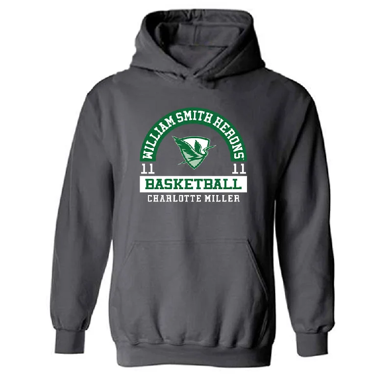 HWS - NCAA Women's Basketball : Charlotte Miller - Classic Fashion Shersey Hooded Sweatshirt Hoodie with Belted Waist Structured Tailored HWS - NCAA Women's Basketball : Charlotte Miller - Classic Fashion Shersey Hooded Sweatshirt Hoodie with Belted Waist Structured Tailored