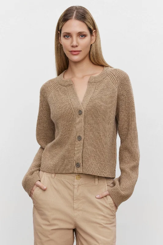 SHAYLA CARDIGAN Front Pockets Side Pockets Patch Pockets