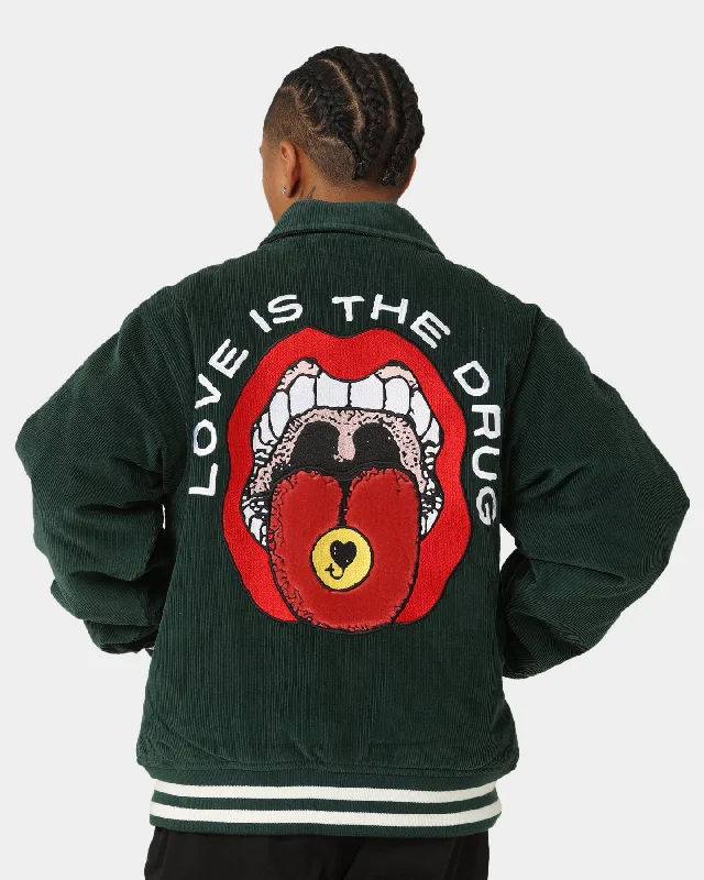 Obey Unwound Corduroy Jacket Dark Cedar Print Jacket Jacquard Jacket Embroidered Jacket Obey Unwound Corduroy Jacket Dark Cedar Print Jacket Jacquard Jacket Embroidered Jacket